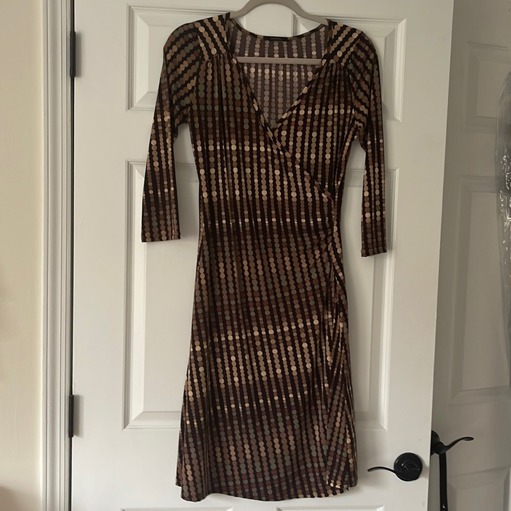 Wrap style, flattering dress